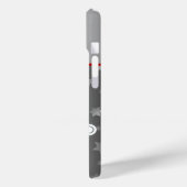 シルバーファンシー&ボウiPhone / iPadケース Case-Mate iPhoneケース (裏面 / 左)