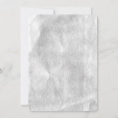 シルバーファヴルー50歳の誕生日パーティー招待状 招待状 (裏面)