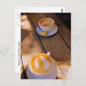 シルバーファーンカプチーノポストカード ポストカード (正面/裏面)