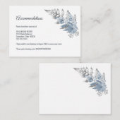 シルバーファーン結婚ズ宿泊施設 エンクロージャーカード (正面/裏面)