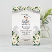 シルバーフィエスタガールバプテスマ《キリスト教》洗礼式や命名式 招待状 (スタンド正面)