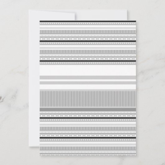 シルバーフィエスタシャーロボーイ誕生日 招待状 (裏面)