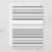 シルバーフィエスタボーイアンドガールバプティズム《キリスト教》洗礼式や命名式 招待状 (裏面)