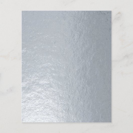 シルバーフェイクの結婚座席表印刷ゲスト名 (裏面)