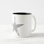シルバーフェイクグリッタースター ツートーンマグカップ (正面右)