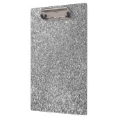 シルバーフェイクグリッター写真 クリップボード (左)