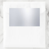 シルバーフェイク空白のテンプレートグラマエレガントルック 長方形シール (バッグ)