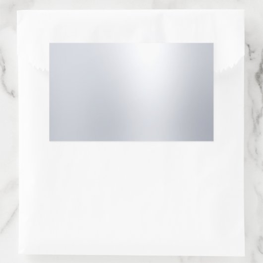 シルバーフェイク空白のテンプレートグラマエレガントルック 長方形シール (バッグ)