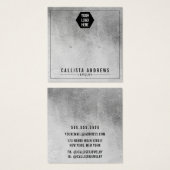 シルバーフォイルあなたのロゴイヤリングディスプレイカードを追加 (正面&裏面)