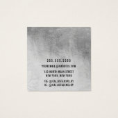 シルバーフォイルあなたのロゴイヤリングディスプレイカードを追加 (裏面)