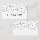 シルバーフォイルグリッターライトを挿入 エンクロージャーカード (正面/裏面)