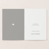 シルバーフォイルハートモノグラムのラヴ結婚ズ 箔カード (内部)