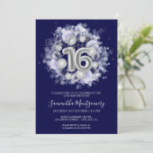 シルバーフォイル甘い16日風船ブ王室のルー 招待状 (スタンド正面)