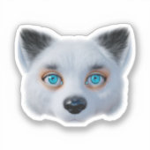 シルバーフォックスブルーアイズクラシック シール (正面)