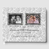 シルバーフォトダイヤモンド記念日フローラ ゲストブック (正面)