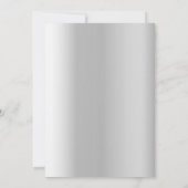 シルバーフォト卒業パーティー 招待状 (裏面)