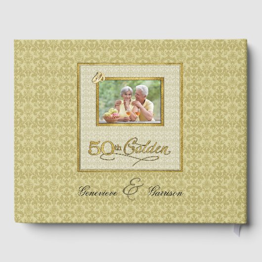 シルバーフォト結婚で50周年を迎える ゲストブック (裏面)