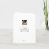 シルバーフォト パーソナライズ サンクスノート サンキューカード (裏面)