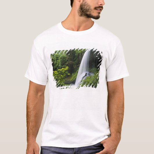 シルバーフォールズ州立公園 ミドルノースフォールズ Tシャツ (正面)