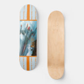 シルバーフライヤースケートボードデッキ7 7/8" スケートボード (正面)