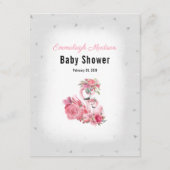 シルバーフラミンゴバレリーナママのベリーサイズゲーム エンクロージャーカード (裏面)