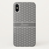シルバーフラワーオブライフ Case-Mate iPhoneケース (裏面)