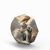 シルバーフランスのプードルフォーエバーメモリアル フォトブロック (右)