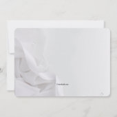 シルバーフレーム写真宗教招待状 招待状 (裏面)