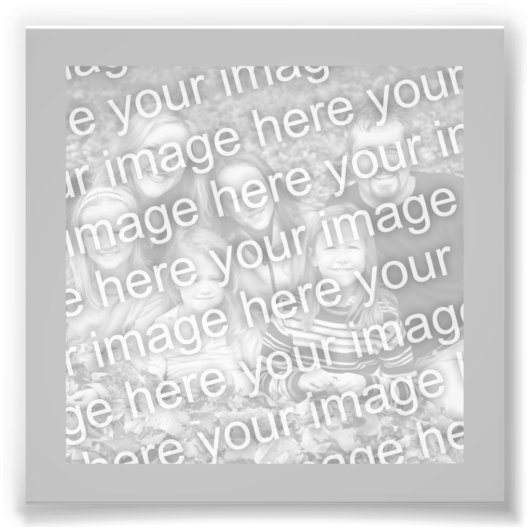 シルバーフレーム写真 フォトプリント            (正面)