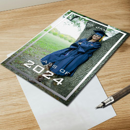 シルバーフレーム – 2024フォイル招待状のクラス 箔招待状