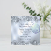 シルバーフロストデコレーションクリスマスパーティー 招待状 (スタンド正面)