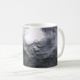 シルバーフロスト抽象画 コーヒーマグカップ