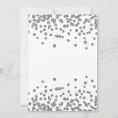 シルバーフローラと紙吹雪70thバースデーパーティー 招待状 (裏面)