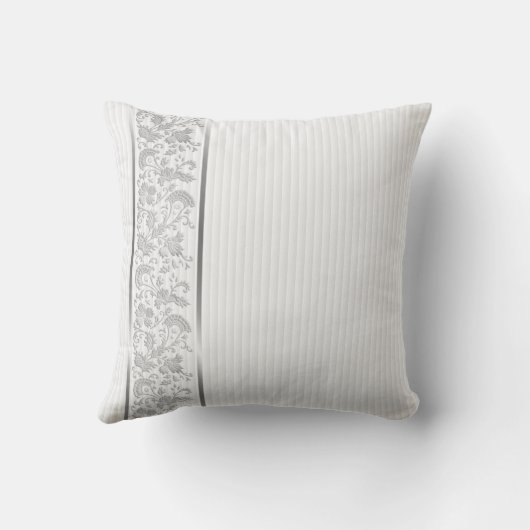 シルバーフローラエレガンス結婚25周年記念 クッション (裏面)