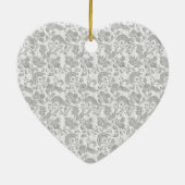 シルバーフローラエレガンス結婚25周年記念 セラミックオーナメント (裏面)