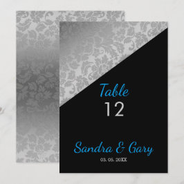 シルバーフローラダマスク 招待状