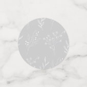 シルバーフローラボホ結婚ズ コンフェッティ (スモール正面)