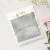 シルバーフローラ結婚レース フェイバーバッグ (封をした状態)