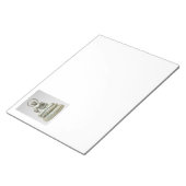 シルバーブッダファインアート写真 ノートパッド (アングル)