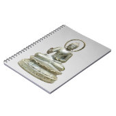 シルバーブッダファインアート写真 ノートブック (左側)