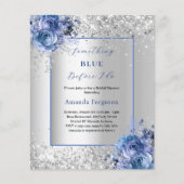 シルバーブライダルシャワーをする前に何か青い (正面)