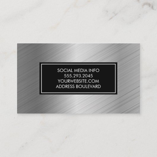 シルバーブラシ 名刺 (裏面)