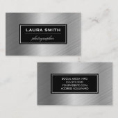 シルバーブラシ 名刺 (正面/裏面)