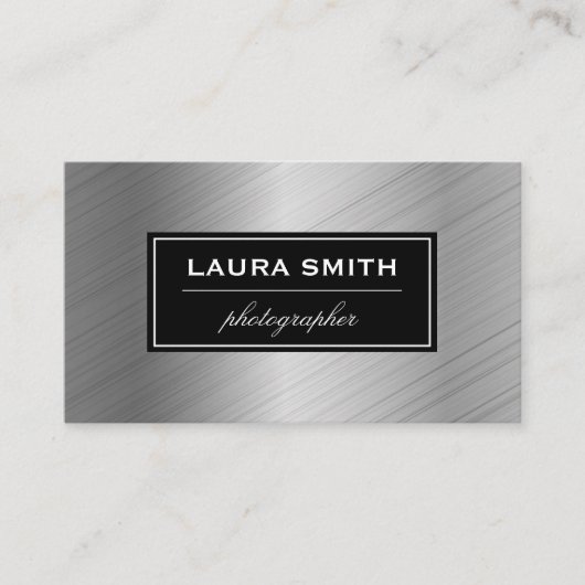 シルバーブラシ 名刺 (正面)