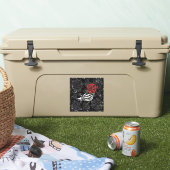 シルバーブラックのゴシック様式のガラスを提供するスケルトンバラ シール (クーラー)