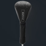 シルバーブラックグリッターガーリーモノグラム名 ゴルフヘッドカバー<br><div class="desc">シルバーとブラックのスパークルグリッターモノグラム名ゴルフドライバーカバー。これは、最高の甘い16歳の誕生日、結婚ブライダルシャワー、記念日、赤ちゃんシャワーまたはバチェロレッテギフトを作る誰かがグラームの豪華さとシックなスタイルを愛する。</div>