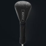 シルバーブラックグリッターガーリーモノグラム名 ゴルフヘッドカバー<br><div class="desc">シルバーとブラックのスパークルグリッターモノグラム名ゴルフドライバーカバー。これは、最高の甘い16歳の誕生日、結婚ブライダルシャワー、記念日、赤ちゃんシャワーまたはバチェロレッテギフトを作る誰かがグラームの豪華さとシックなスタイルを愛する。</div>