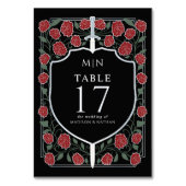 シルバーブラックソード&シールドファンタジー結婚ズ テーブルナンバー (裏面)