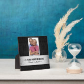 シルバーブラックダマスク写真枠25周年記念 フォトプラーク (インサイチュ)