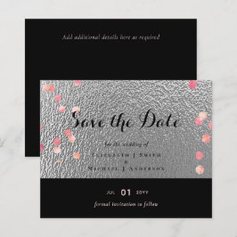 シルバーブラックピンクロセゴールド結婚紙吹雪